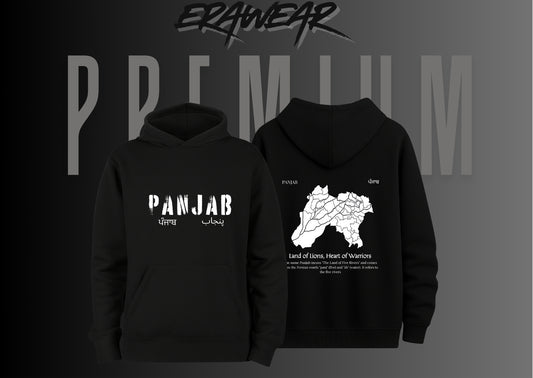 Black Panjab Hoodie